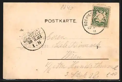 AK Berchtesgaden, Ortsansicht mit Bergpanorama