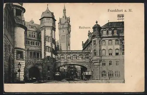 AK Alt-Frankfurt, Blick auf das Rathaus