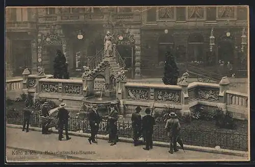 AK Köln, Heinzelmännchenbrunnen am Hotel Reichshof