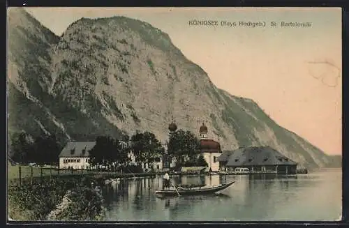 AK Königsee / Berchtesgaden, St. Bartolomäi