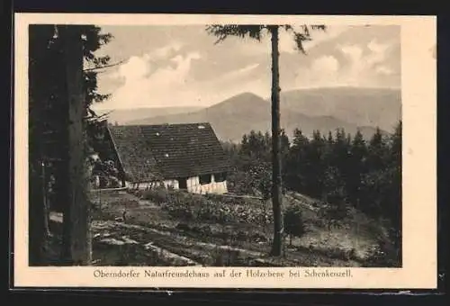 AK Schenkenzell, Oberndorfer Naturfreundehaus auf der Holzebene