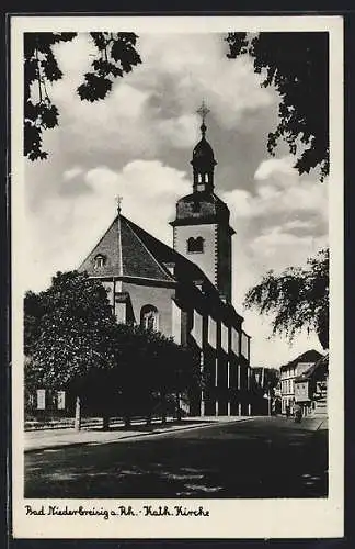 AK Bad Niederbreisig a. Rh., Partie an der Katholischen Kirche