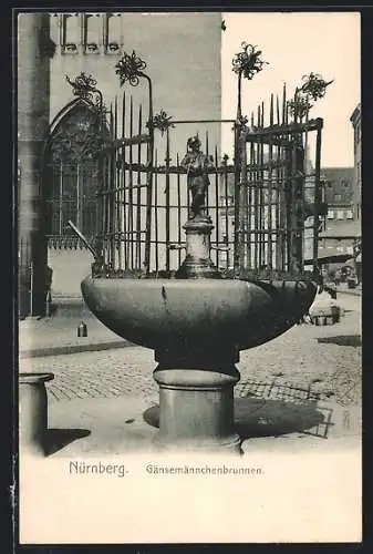AK Nürnberg, Gänsemännchenbrunnen