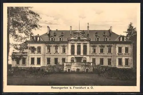 AK Frankfurt a. O., Schloss-Gut Rosengarten