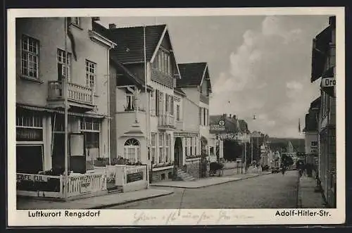 AK Rengsdorf, Kur-Hotel in der Strasse