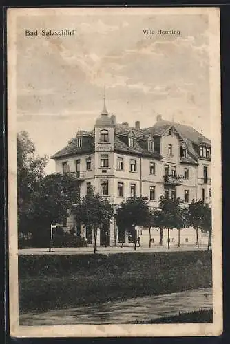 AK Bad Salzschlirf, Hotel Villa Henning