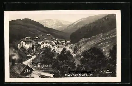 AK Petzer, Totalansicht der Gemeinde