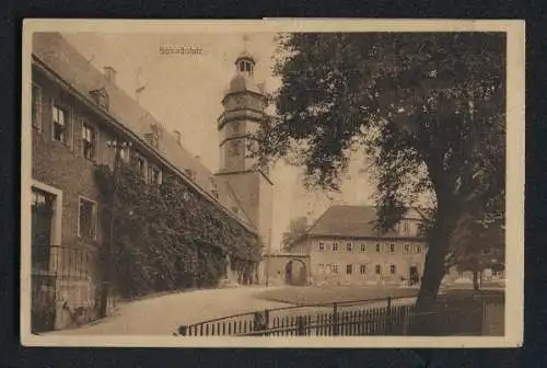 Siegelmarken-AK Ohrdruf, Gasthaus Scherershütte, Wasserturm, Genesungsheim