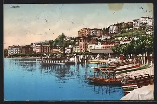 AK Lugano, Partie am Hafen