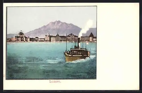 AK Luzern, Dampfer auf dem See