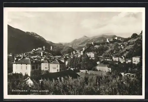 AK Bellinzona, Ortsansicht mit Veduta generale