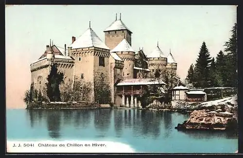 AK Chillon, Château en Hiver