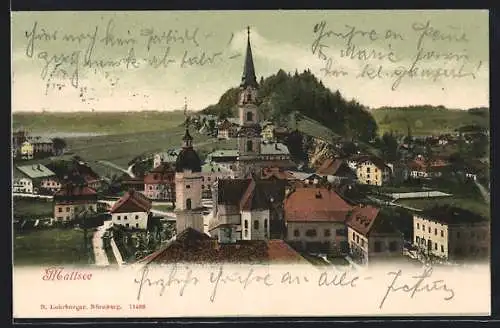 AK Mattsee, Blick zur Kirche