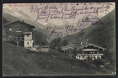 AK Ebbs /Kaiserthal, Hotel Pfandlhof