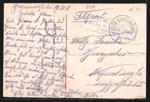 AK Grafenwöhr, Gruppenübungsplatz, Militärgasthof und Hauptwache