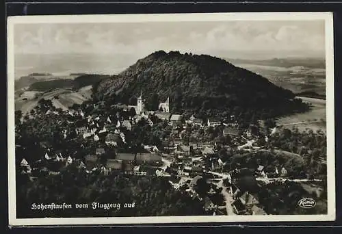 AK Hohenstaufen, Ortsansicht vom Flugzeug aus