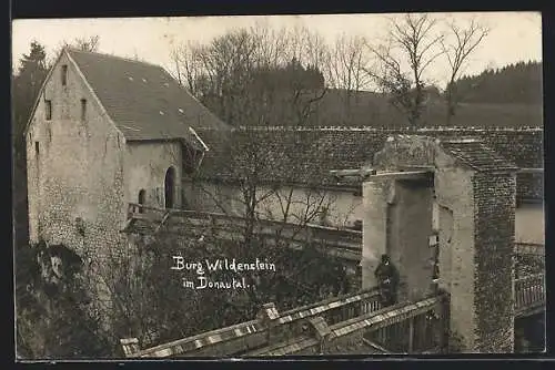 AK Wildenstein im Donautal, Blick auf die Burg