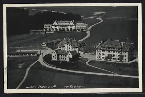 AK Heuberg-Stetten a. k. M., Blick vom Flugzeug aus
