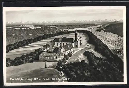 AK Spaichingen, Panoramablick am Dreifaltigkeitsberg