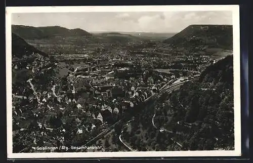 AK Geislingen /Stg., Gesamtansicht aus der Vogelschau