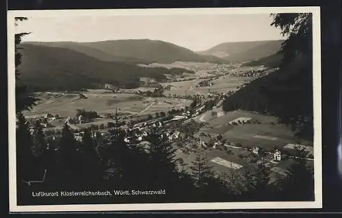 AK Klosterreichenbach, Gesamtansicht vom Wald aus