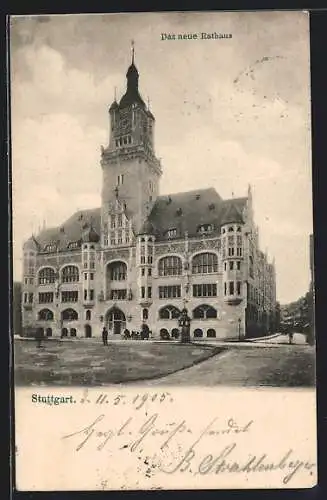 AK Stuttgart, Das neue Rathaus