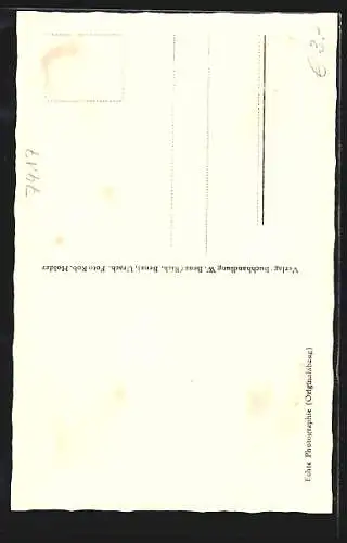 AK Urach / Erms, Am Marktbrunnen