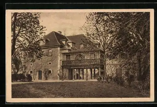 AK Weimar, Blick auf das Schlösschen Tiefurt