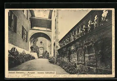 AK Eberstein i. Murgtal, Schloss Eberstein, Innerer Schlosshof