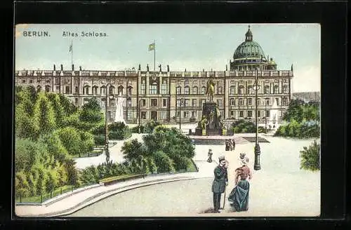 Künstler-AK Berlin, Altes Schloss