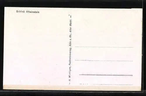 AK Ansicht von Schloss Rheinstein