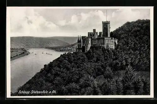 AK Ansicht von Schloss Stolzenfels am Rhein