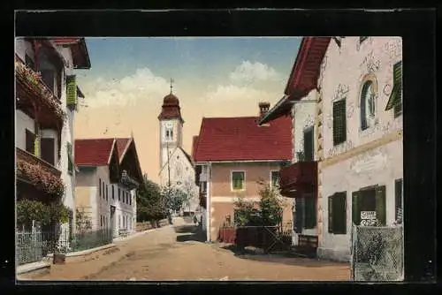 AK Lans, Strassenpartie im Ort