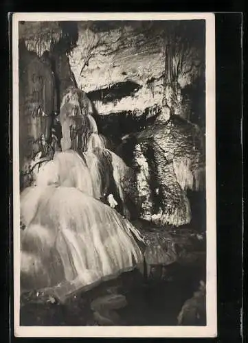 AK Trieste, R.R. Grotte di Postumia Presso Trieste, L`Inferno, Höhle