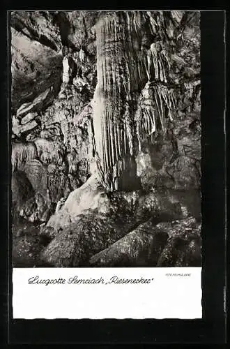 AK Lurgrotte /Semriach, Riesenerker in der Tropfsteinhöhle