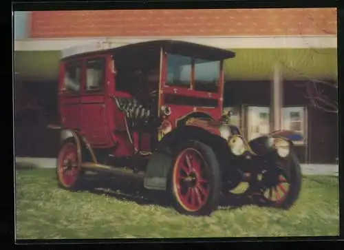 3D-AK Luzern, Auto Renault 1908, Verkehrshaus der Schweiz, Verkehrsmuseum