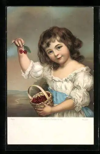 Künstler-AK Stengel & Co. Nr.29884: Portrait de Petite Fille von Russell