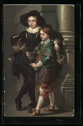 Künstler-AK Stengel & Co. Nr. 29692, Rubens: Die Söhne des Künstlers