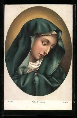 Künstler-AK Stengel & Co. Nr.29693: Mater Dolorosa von G. Dolci