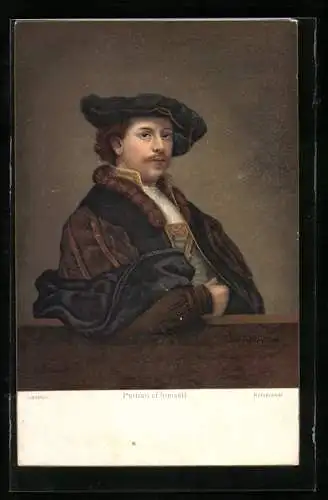 AK Selbstportrait von Rembrandt