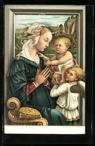 Künstler-AK Stengel & Co. Nr. 29833: La Vergine col S. Bambino