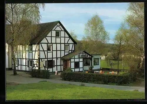 AK Scherf bei Odenthal, Gaststätte-Restaurant Zur Lindenwirtin, Bes. Käthe und Rudolf Pund