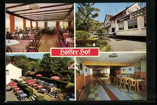 AK Höffe bei Odenthal, Hotel und Gasthof Höffer Hof, G. Oberliessen