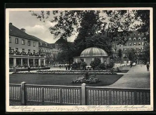 AK Bad Eilsen, Georg Wilhelm Haus und dem Musikpavillon