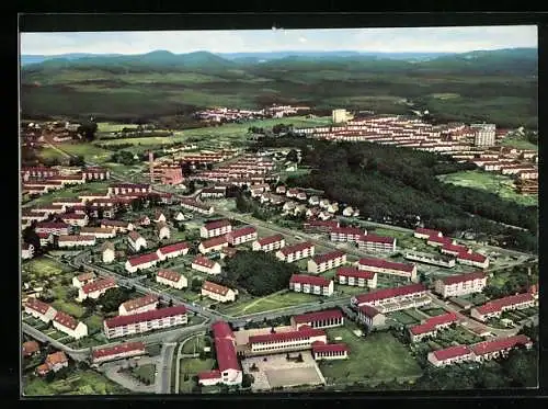 AK Sennestadt, Stadtansicht aus der Vogelschau