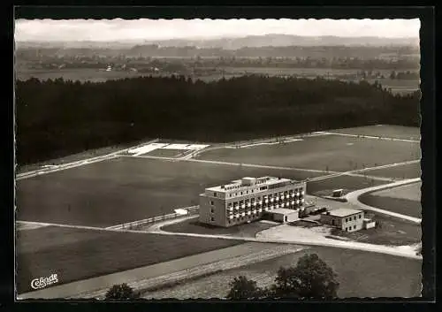 AK Füssing, Kurparkhotel Dachs, Inh. H. Paulus, Fliegeraufnahme