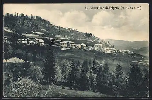 AK Folgaria, San Sebastiano di Folgaria, veduta generale