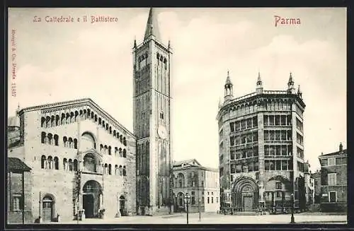 AK Parma, La Cattedrale e il battistero