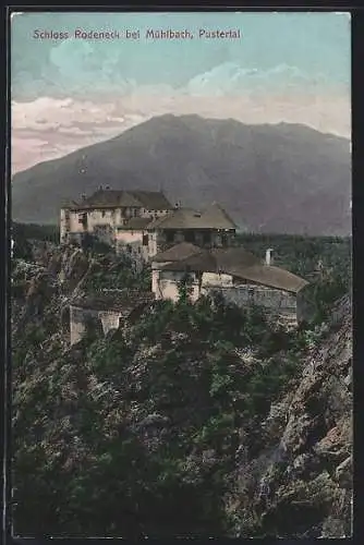 AK Mühlbach /Pustertal, Ansicht von Schloss Rodeneck