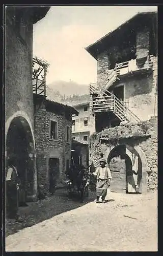 AK Arco /Gardasee, Ortspartie in der Altstadt